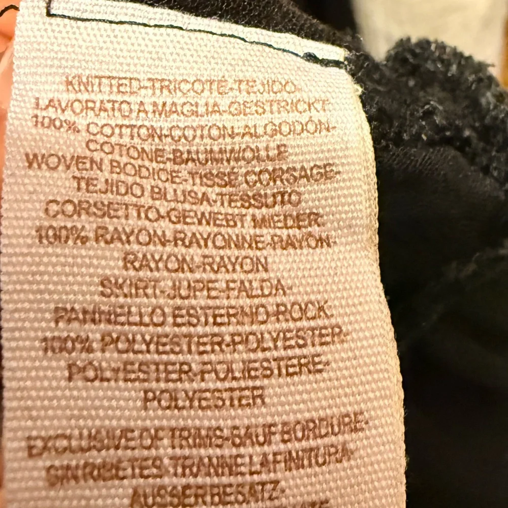 Free People Black and Gold Mini Summer Daze Dress - Picture 9 of 9